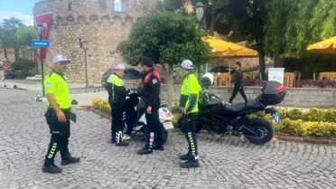 Çeşme'de Motosiklet Denetimi: 545 Bin Lira Ceza