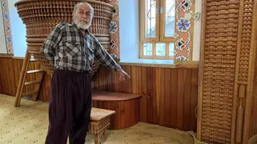 60 Yılın Ustası Ahşap Sanatına Hayat Veriyor