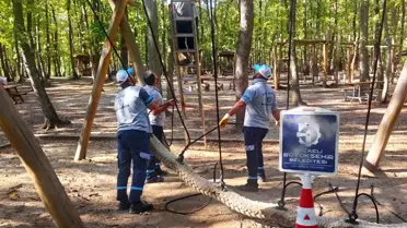 Ormanya'daki Çocuk Oyun Alanları Güvenli Hale Getirildi