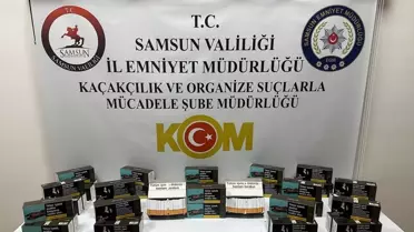 Samsun'da 10 Bin Kaçak Makaron Ele Geçirildi