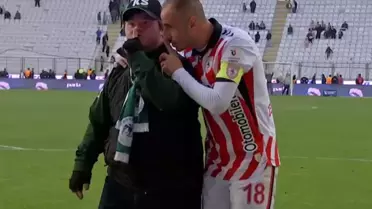 Samsunspor'un kaptanı Zeki Yavru'dan alkışlanacak hareket