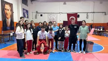 Sarıgöl'de Kick Boks Müsabakaları Düzenlendi