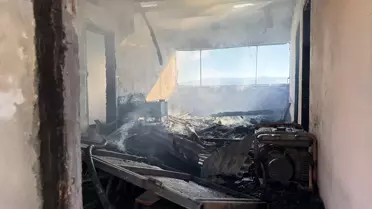 Koyulhisar'da Yangın Paniği