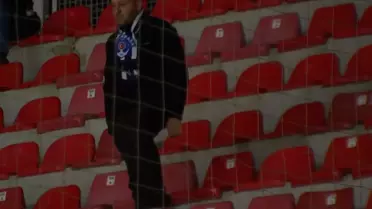 Süper Lig'de ilginç an: Takımını tribünde tek başına destekledi