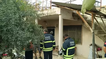 Kozan'da Yangın: Anne ve Kızı Hastaneye Kaldırıldı