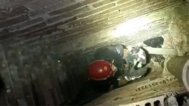 Yıldırım'da Yavru Kedi Havalandırma Boşluğunda Mahsur Kaldı