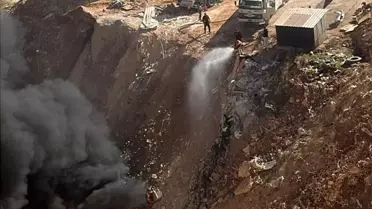 Adıyaman'da Atık Yangını Korkuttu