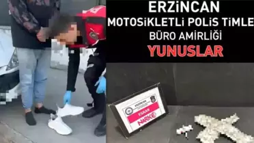 Erzincan'da Motosikletli Polis Eşzamanlı Operasyon