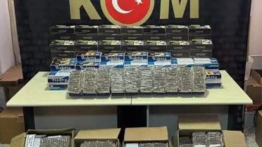 Bozüyük'te Gümrük Kaçağı Makarona Yakalandı