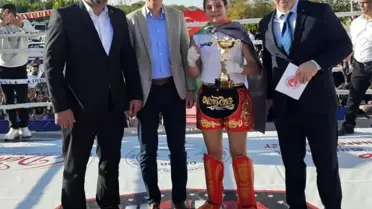 Denizli'de Filistin İçin Kick Boks Müsabakaları