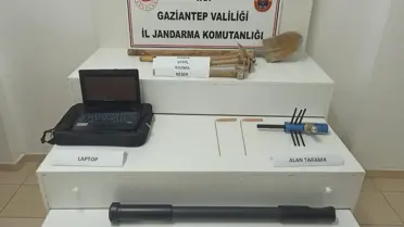 Gaziantep'te Kaçak Kazı Yapan 9 Şüpheli Yakalandı