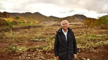 Fıstık Bahçesiyle Bölgeyi Canlandırıyor