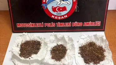 Keşan'da Uyuşturucu Operasyonu