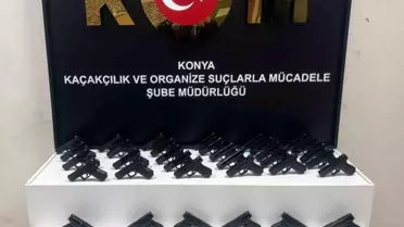 Konya'da Kaçak Silah Operasyonu