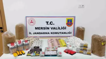 Mersin'de Kaçak Sigara Operasyonu