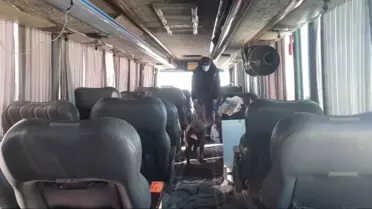 Ağrı'da Otobüste 8 Kilo Skunk Ele Geçirildi