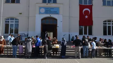 Şabanözü'nde Filistin'e destek kermesi düzenlendi