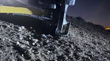 Kurtalan'da Ekskavatör Devrildi: Bir Yaralı