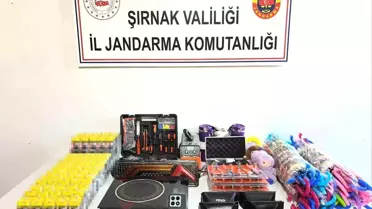 Şırnak'ta Kaçakçılık Operasyonu: 6.5 Milyon TL Değerinde Malzeme Ele Geçirildi
