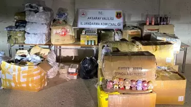 Aksaray'da 3 Milyonluk Kaçak Ürün Ele Geçirildi