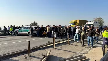 Anadolu Otoyolu'nda zincirleme kaza! Yol ulaşıma kapandı