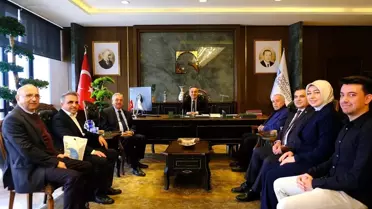 Anadolu Vakfı TOGÜ Rektörü'nü Ziyaret Etti