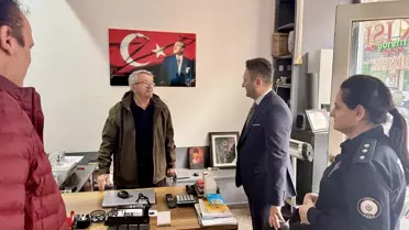 Kaymakam Çelik, Esnafla Buluştu