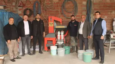 Bafra'da Çeltik Pirince Dönüşüyor