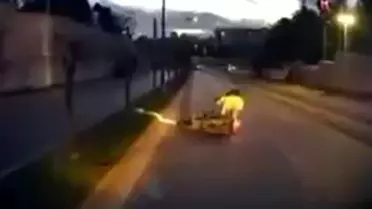 İstanbul'da Motosiklet Kazası