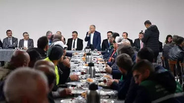 Büyükkılıç'tan Personeline Kahvaltı