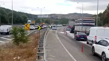 Bozüyük Çevreyolu'nda Tek Şerit Trafik