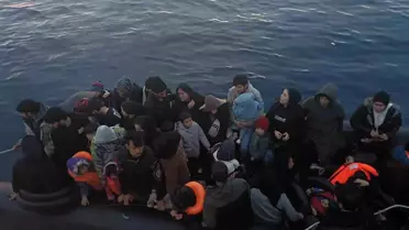 Ayvacık'ta 42 Kaçak Göçmen Yakalandı