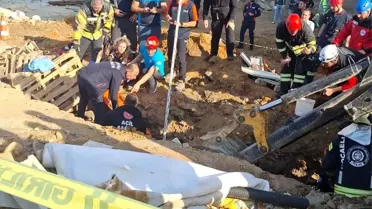 Çayırova'da Toprak Kayması: 1 İşçi Yaralandı