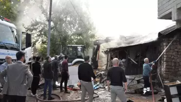 Çukurca'da Evde Yangın Çıktı