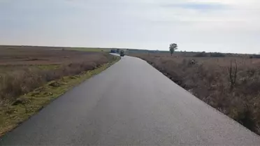 Edirne'de Sıcak Asfalt Çalışmaları Devam Ediyor