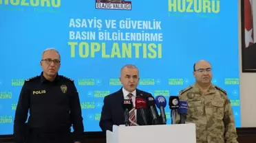 Elazığ'da Terörle Mücadele Operasyonları