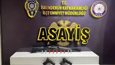 İskenderun'da Düğünlerde Havaya Ateş Açan 2 Şüpheli Tutuklandı