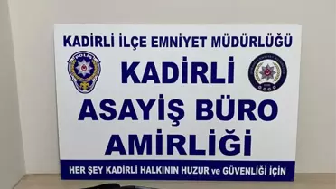 Kadirli'de Suçlulara Operasyon: 7 Tutuklama