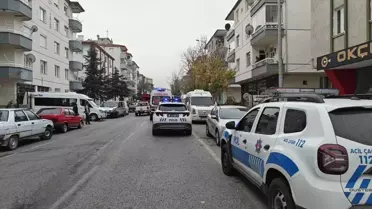 Kayseri'de Evini Ateşe Verdi