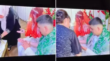 Kına gecesine kaydedilen görüntüye bakın! ''Bu evlilik yürümez'' yorumları yapılıyor
