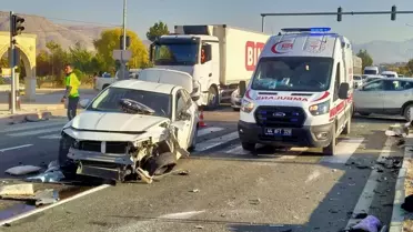 Malatya'da Trafik Kazası: 2 Yaralı