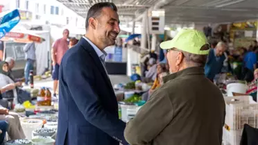 Manavgat Belediye Başkan Vekili Çiçek'ten Pazarcılara Destek Ziyareti