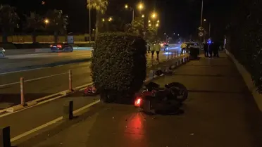 Samsun'da motosiklet kazası: Yaya hayatını kaybetti