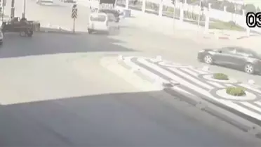 Karaman'da Motosikletli Ölümden Döndü