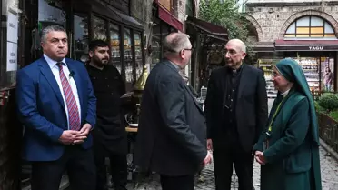 Papa 14. Leo'nun Türkiye Ziyareti Öncesi Heyet Bursa'da