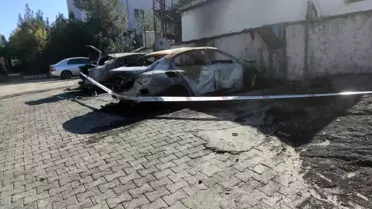 Şırnak'ta Park Halindeki Araçta Yangın