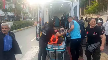 Manavgat'ta Yaya Geçidinde Bisiklet Kazası