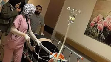 İnegöl'de Merdivenden Düşen Adam Ağır Yaralandı