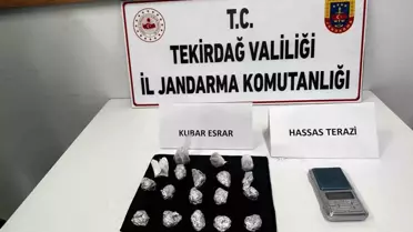 Kapaklı'da Uyuşturucu ile Gözaltı