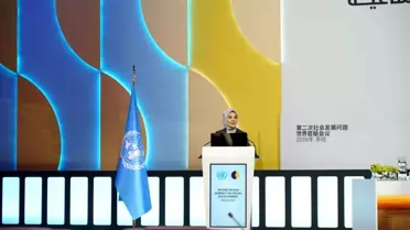 Bakan Göktaş Katar'da 2. Dünya Sosyal Kalkınma Zirvesi Genel Kurulu'na hitap etti